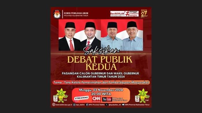 Saksikan Debat Kedua Pilkada Paser Kaltim 2024